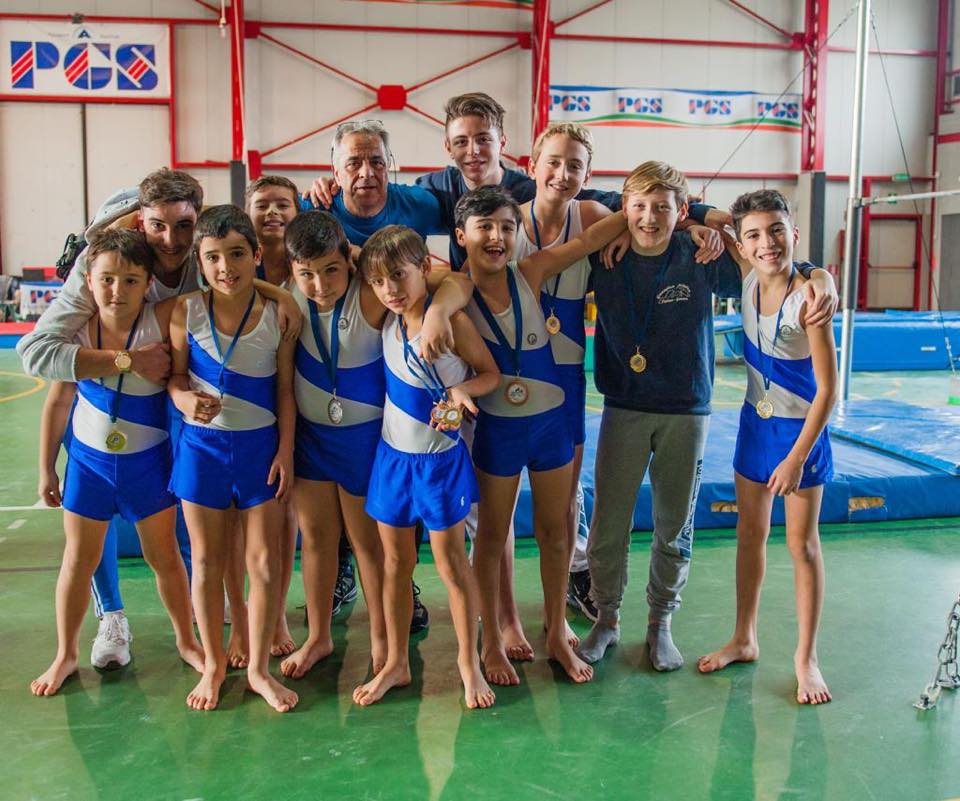 Palestra attrezzata per ginnastica artistica