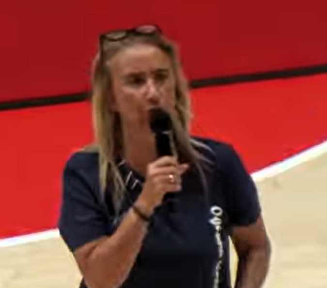 Ritratto della responsabile di sede in palestra